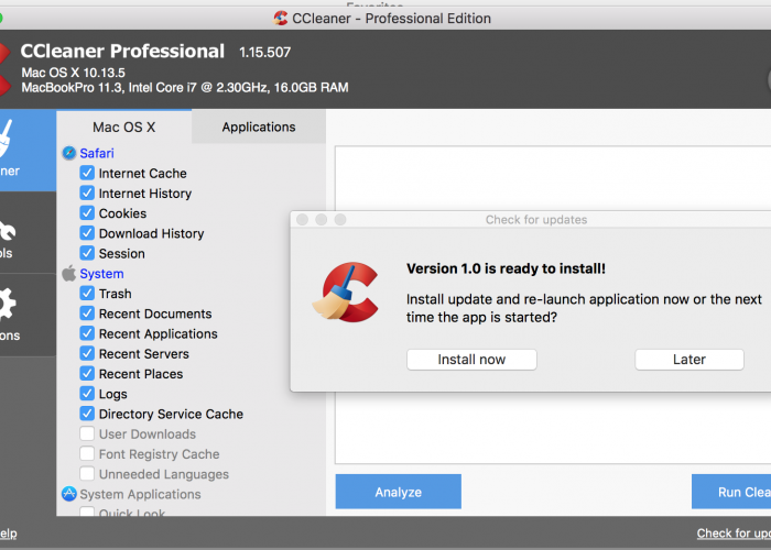 ccleaner for mac guide